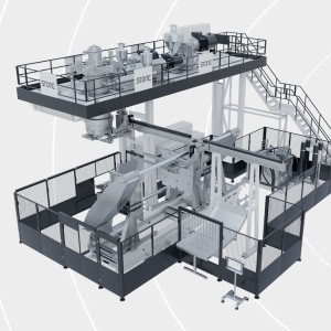 Big industrial packaging machines also for production of CPV fuel tanics specialties & technical items